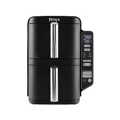 Fryer Vertikal Ninja Double Stack SL300EU, 7,6 L, 2470 W, 2 Kosha nga 3,8 L, 6 Funksione - Zezë