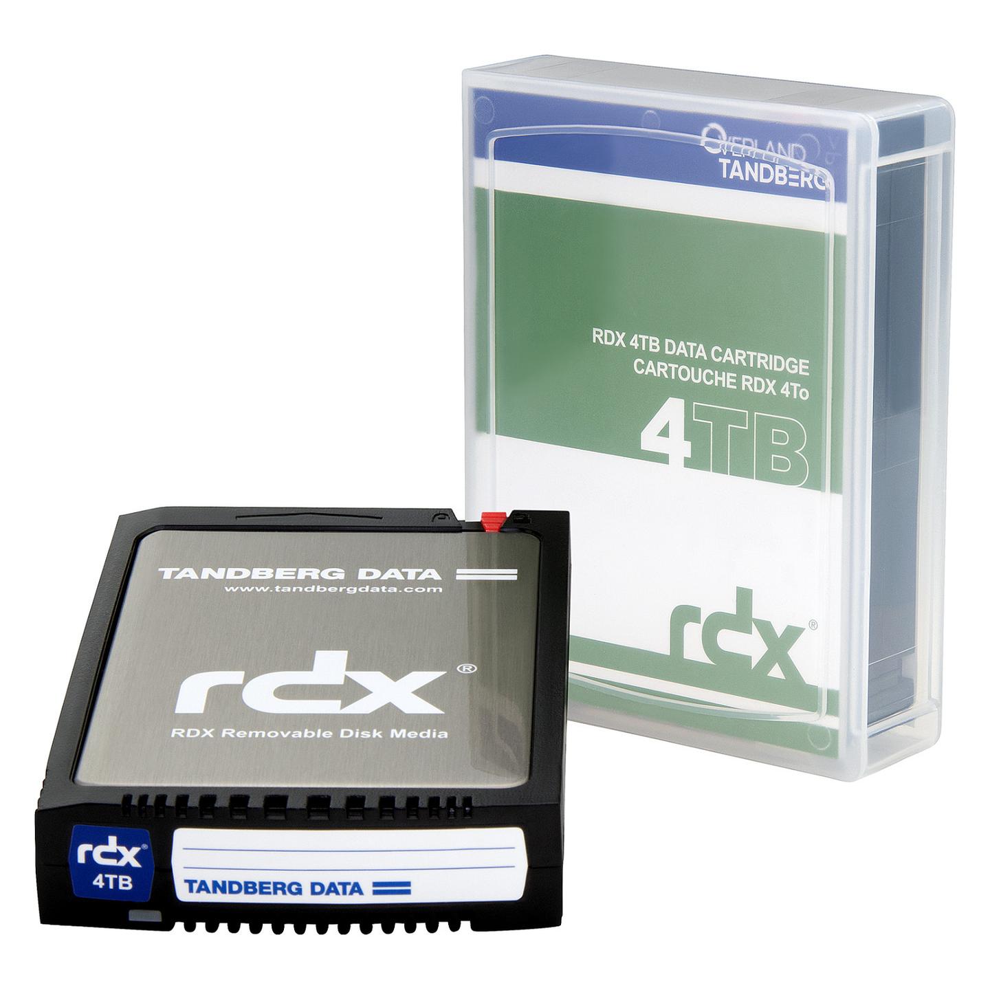 Medium ruajtjeje Tandberg Data 8824-RDX, RDX HDD, 4 TB - Zezë - 3
