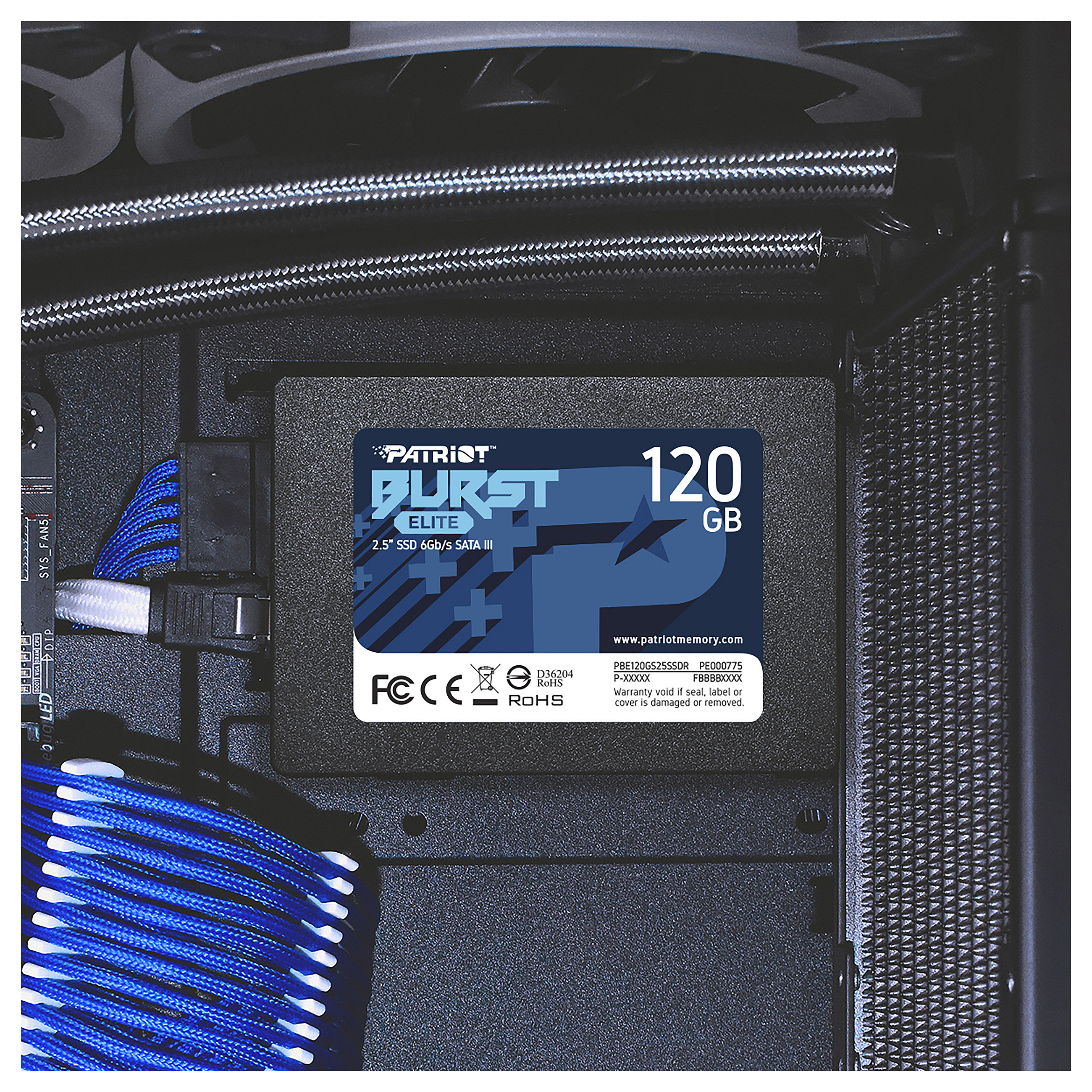 SSD e Brendshme Patriot Memory Burst Elite / 120GB / 2.5" / Serial ATA III 6 Gb/s - 5