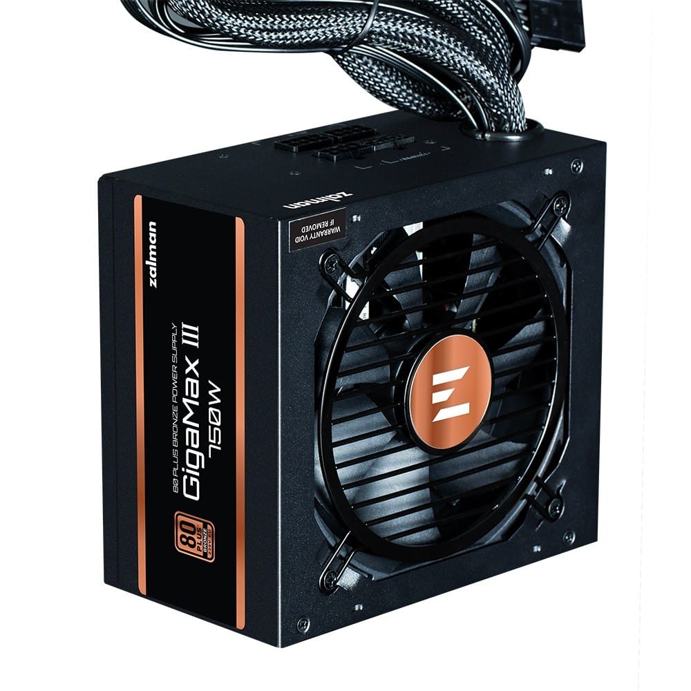 Furnizues Energjie Zalman GigaMax III ZM750-GV3 / 750W / ATX 3.0 / 80 PLUS Bronze / Semi-Modular - Zezë - 3