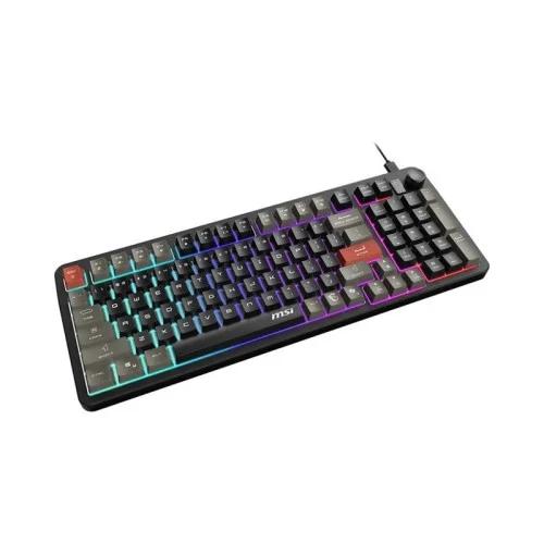 Tastierë Gaming MSI Forge GK110 / Full-Size / Membrane / RGB / Anti-Ghosting / USB-C / AZERTY Francez - Zezë - 3
