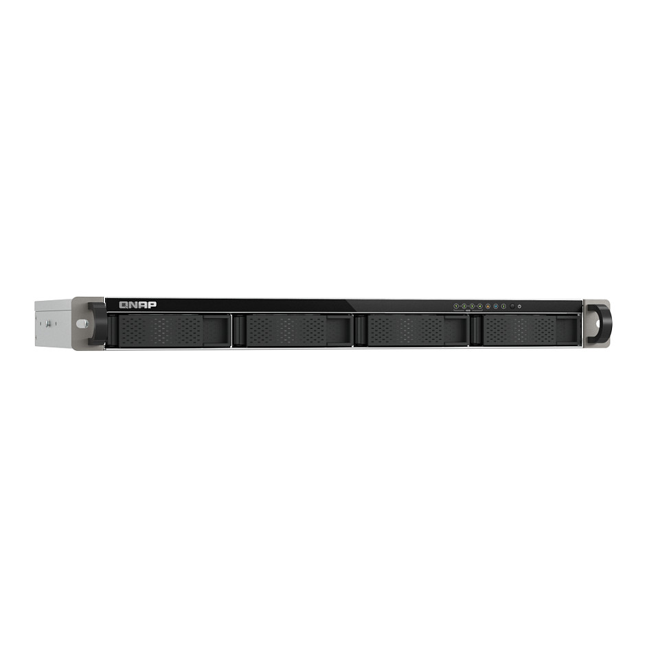 NAS QNAP TSâ433EU / 4âBay Rackmount / ARM QuadâCore 2.0âŻGHz / 4GB / 100W PSU - 6