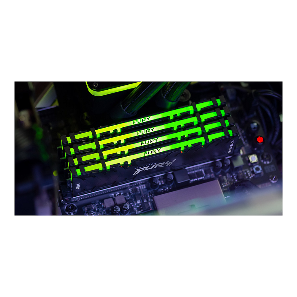 RAM Memorie DDR4 Kingston FURY Renegade RGB / 64GB (2x32GB) / DIMM / 3200 MHz / 288-pin - Zezë - 18