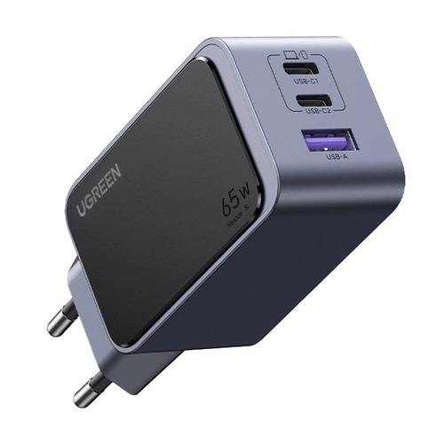 Karikues GaN Ugreen Nexode Air 65W / 2x USB-C + USB-A / 65W / QC / PD / PPS – Hiri