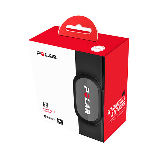 Sensor për Matjen e Ritmit të Zemrës Polar H9 / Bluetooth & ANT+ / Gjurmim i Ritmit të Zemrës & Kalorive - E Zezë - 4