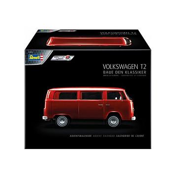Lodra Revell Advent Calendar VW T2 Bus, 1:24, 109 Parts, Easy-Click, 10+ - Kuqe - 3