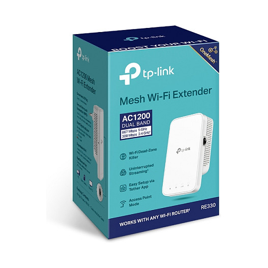 TP-Link RE335 AC1200 Wi-Fi Range Extender Dual-Band 1167Mbps / Ethernet – Bardhë - 8