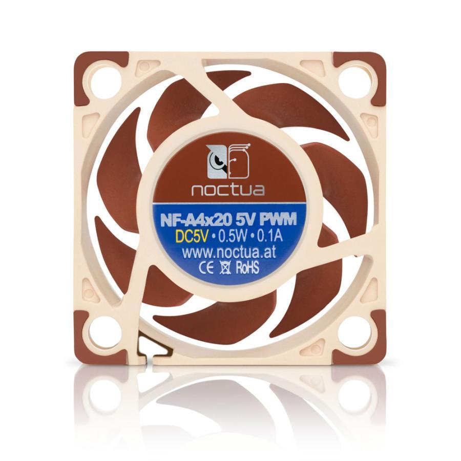Ftohës për Kasë Noctua NF-A4x20 5V / 40mm / 1100-5000 RPM / PWM – Krem/Kafe - 7
