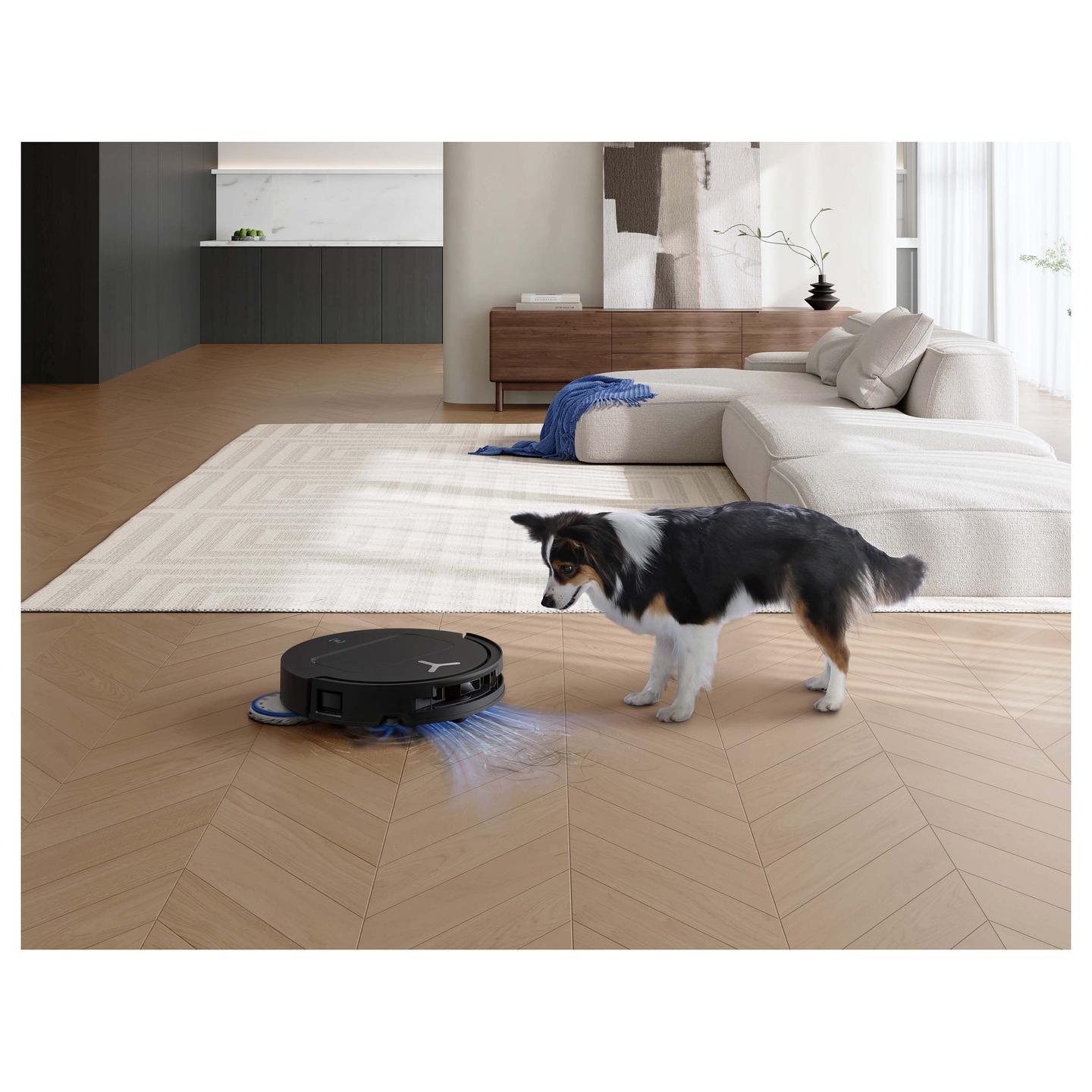 Fshesë Robotike ECOVACS DEEBOT T50 Omni Gen3 / TrueDetect 3D / Ecovacs YIKO 2.0 / Stacion Vetëpastrues OMNI - Zezë - 15