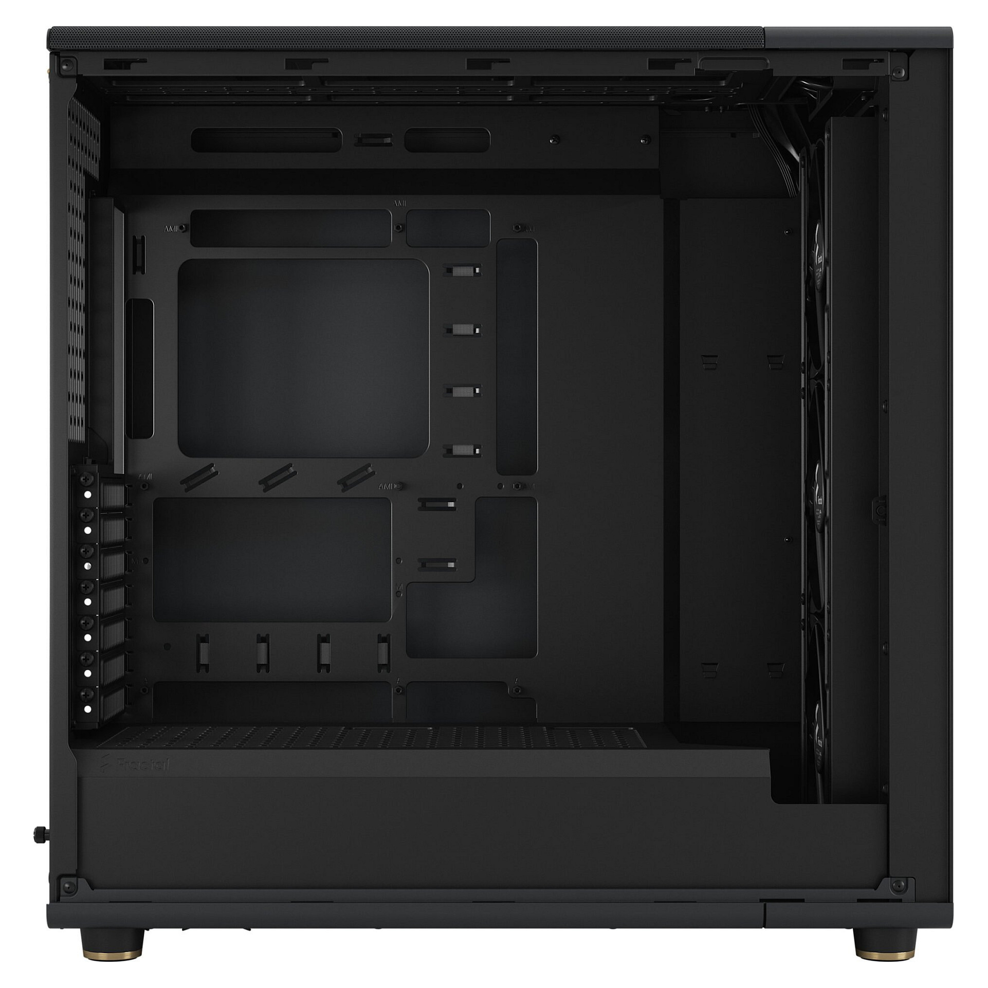 Kasë PC Fractal Design North XL / Desktop / ATX / 3x 140mm Fan - Zezë - 2