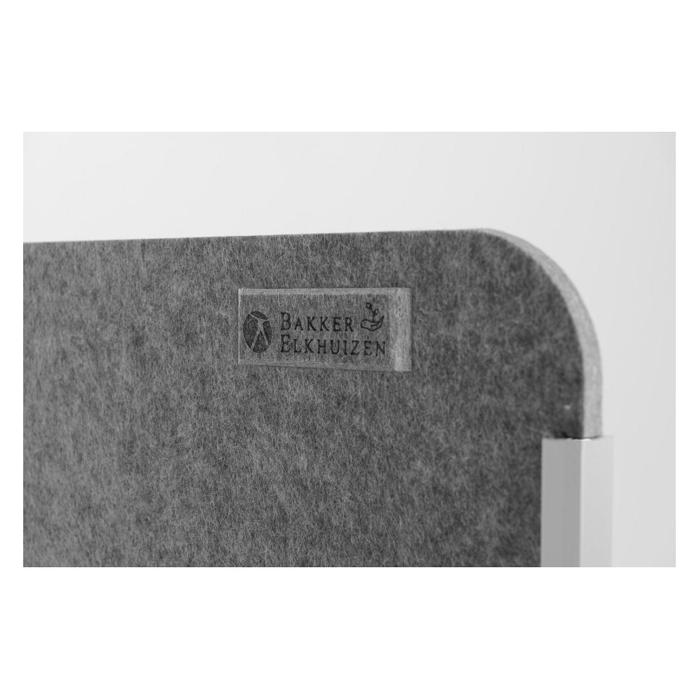 NdarĂ«se pĂ«r TavolinĂ« BakkerElkhuizen BE Safety Screen back BNESSBLGY180, 1800 Ă 600mm, PET-Felt, Akustike - Gri e ĂelĂ«t - 6
