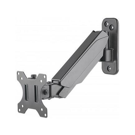 Mbajtëse Muri për Monitor Manhattan 461603 / 1 Monitor / 17"-32" / 8kg / Gas Spring / Tilt ±35° / Swivel ±90° - Gri - 2