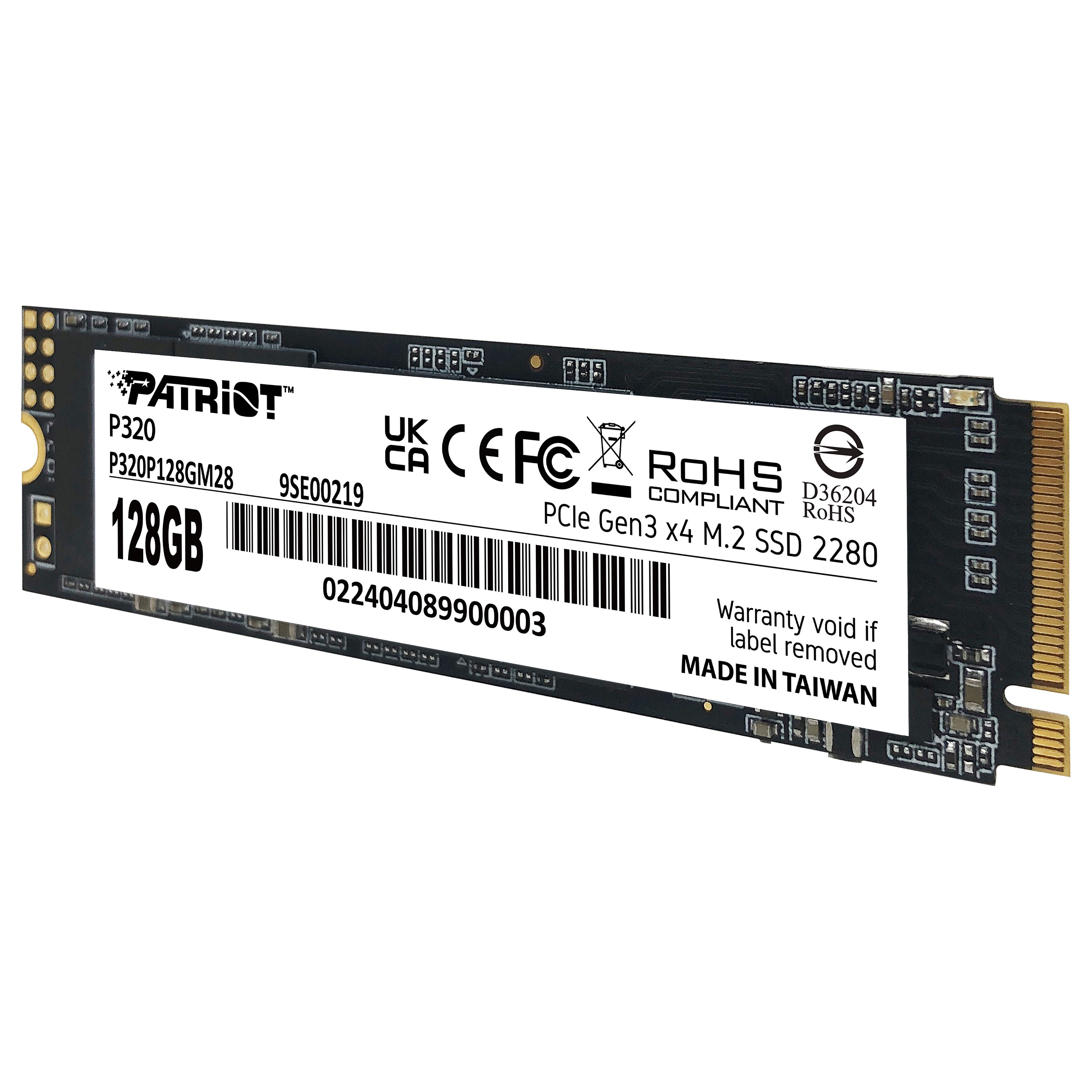 SSD e Brendshme Patriot Memory P320 / 128GB / M.2 - 4