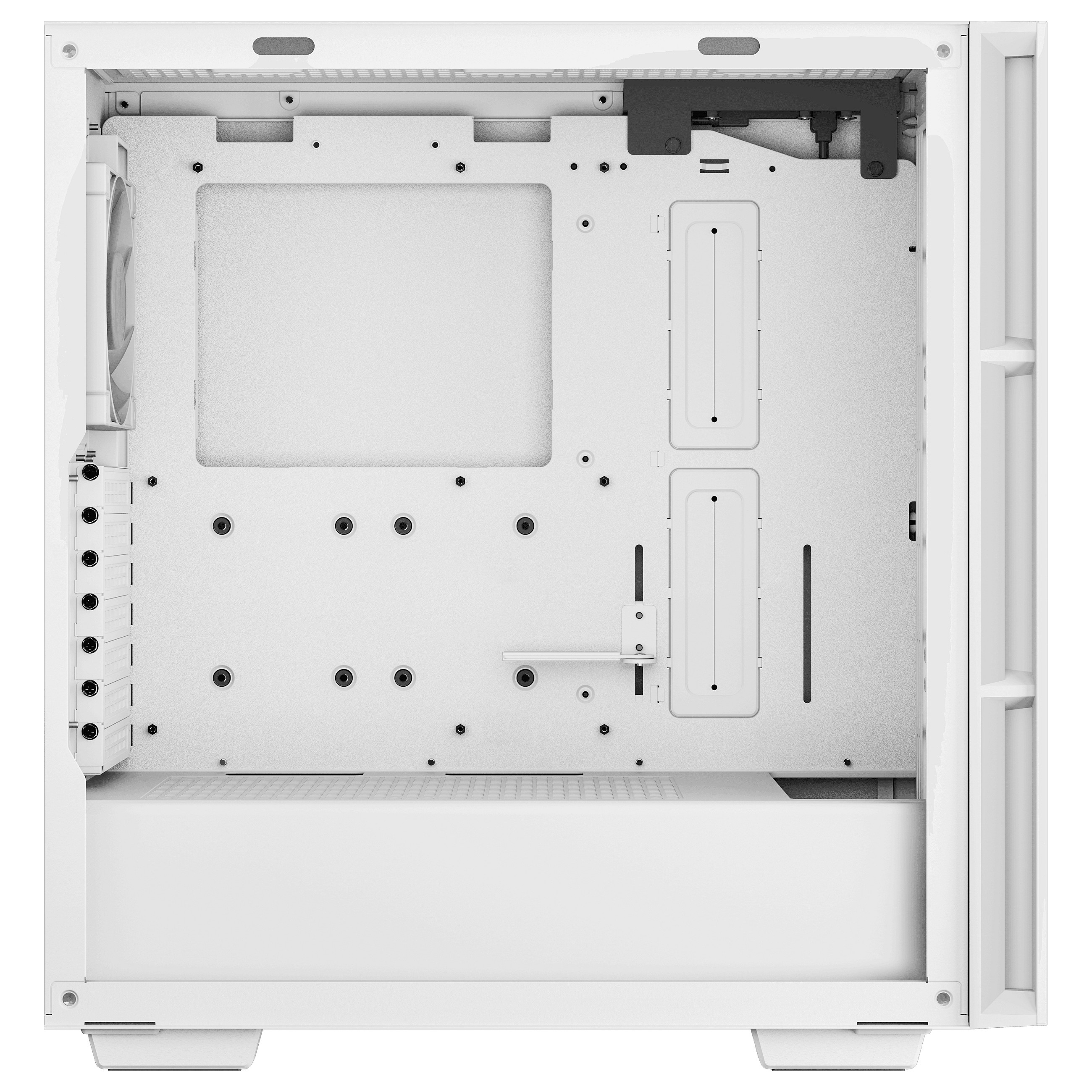 Kasë PC DeepCool CH560 WH / Mid Tower / E-ATX / 3x 140mm + 1x 120mm ARGB Fan / Tempered Glass / Mesh / 360mm Radiator - Bardhë - 6