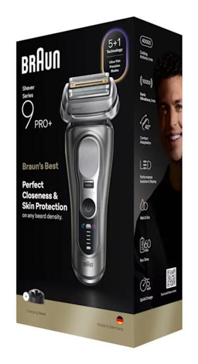 Makinë e rrojës Braun Series 9 Pro+ / 9615s – Zezë/Hiri - 3