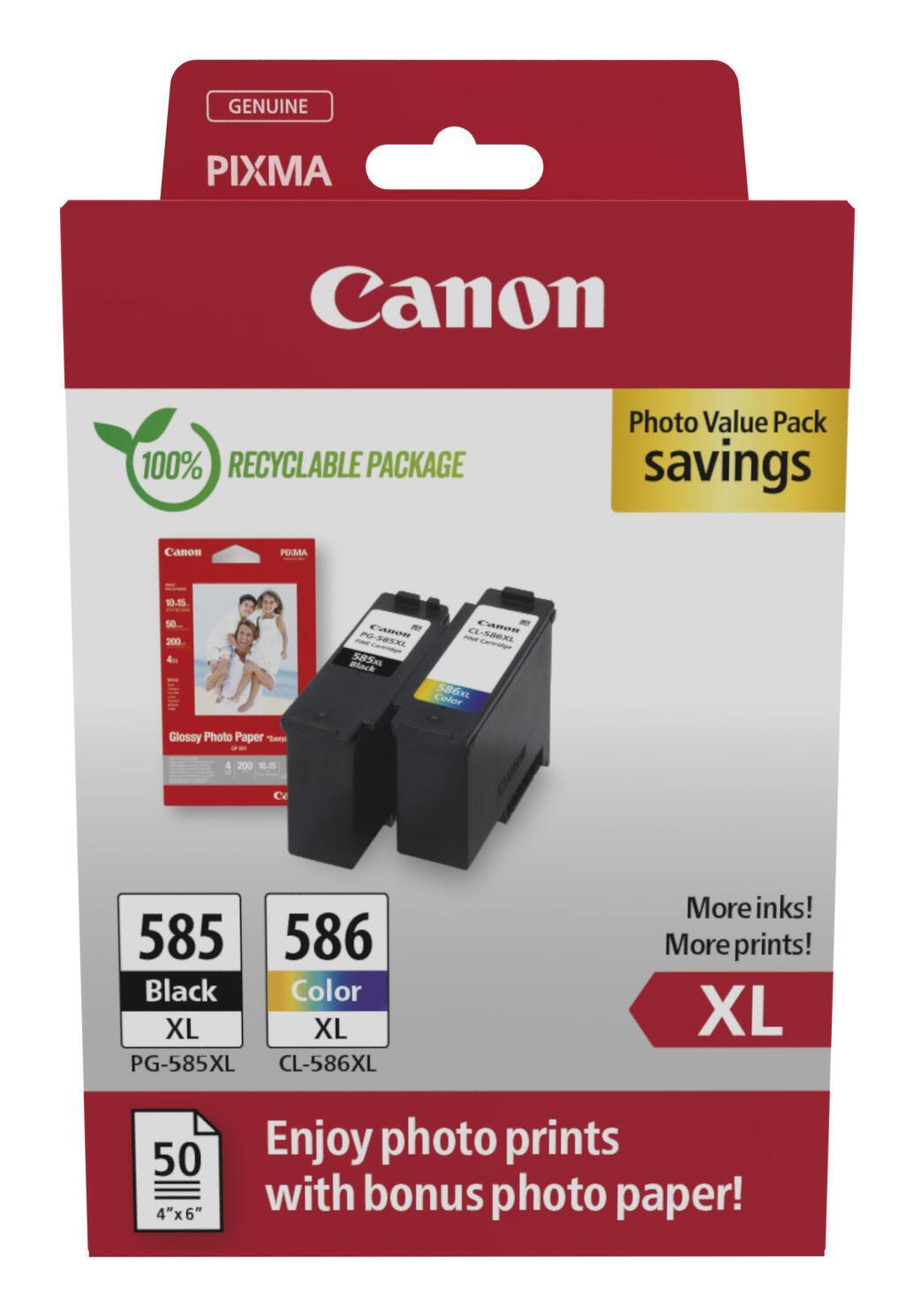 INK Canon PG-585XL/CL-586XL / 6204C005 / XL / 600 faqe – Shumëngjyrësh