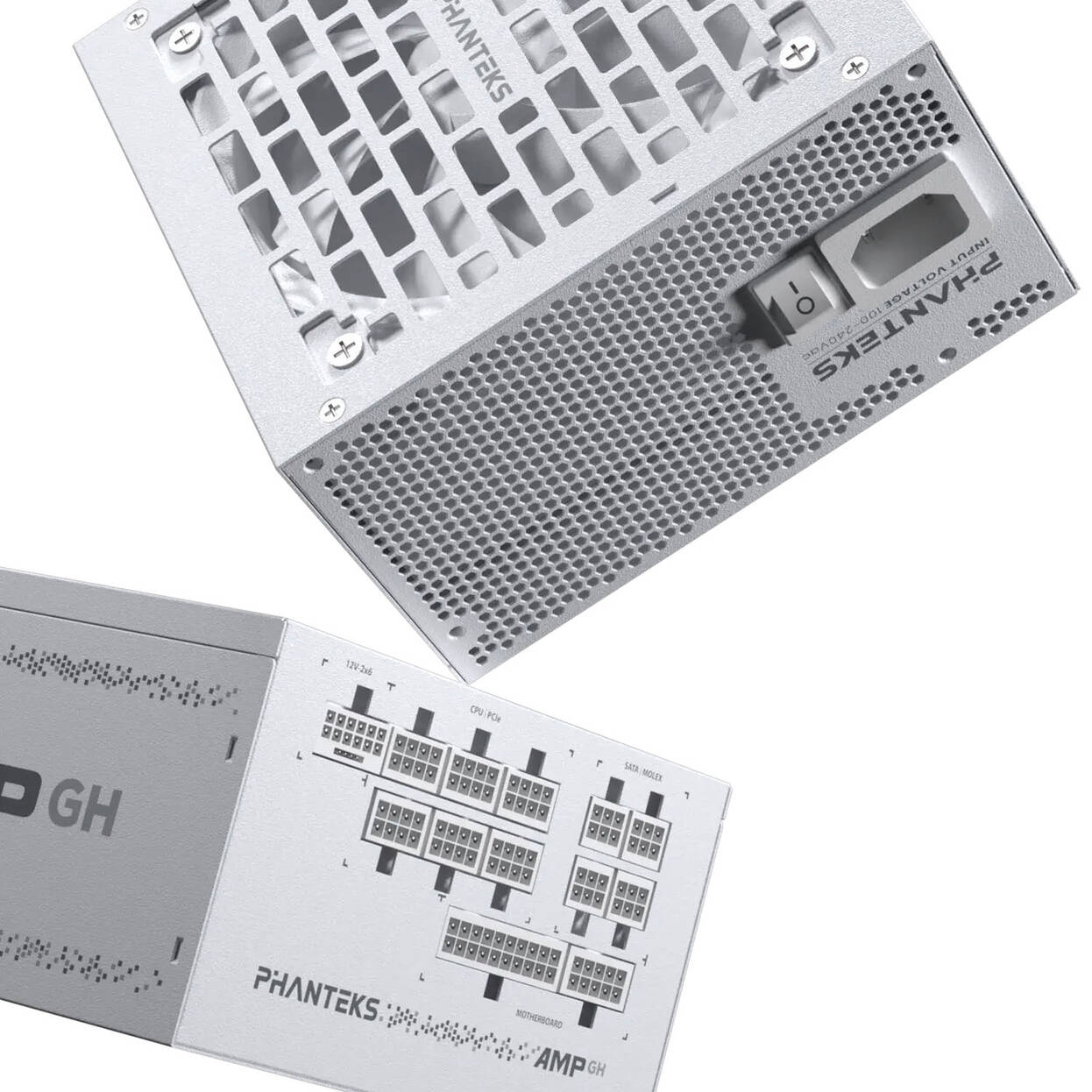 Furnizues Energjie PHANTEKS AMP GH V2 / 1000W / ATX 3.1 / 80 PLUS Platinum / PCIe 5.1 / 12V-2x6 / Modular - Bardhë - 4