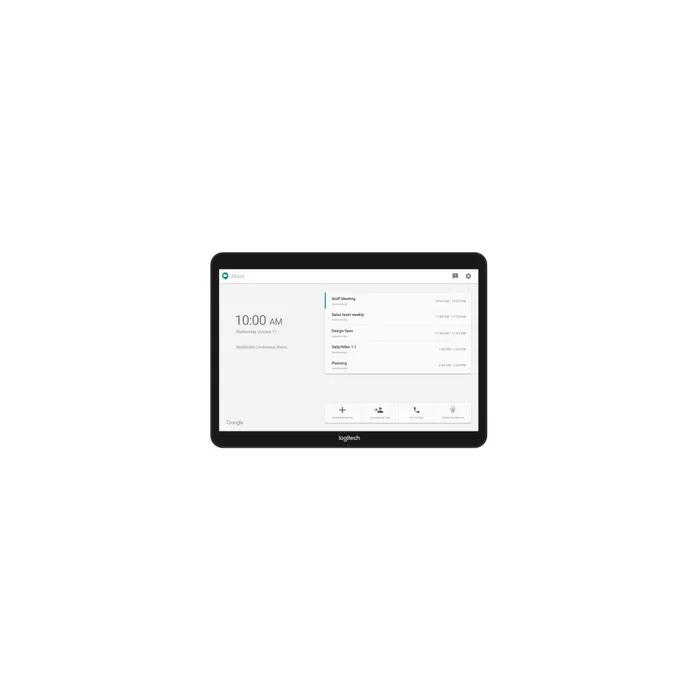Sistem për Konferencë Logitech Bundle Medium Room / Tap + Rally / 4K / 10.1" Touch / Mini PC - Zezë - 4