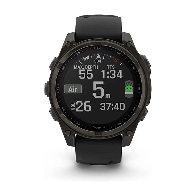 Orë e mençur Garmin fēnix 8 Solar Sapphire, 47mm, GPS Multi-Band, 32GB - Zezë/Hiri - 8
