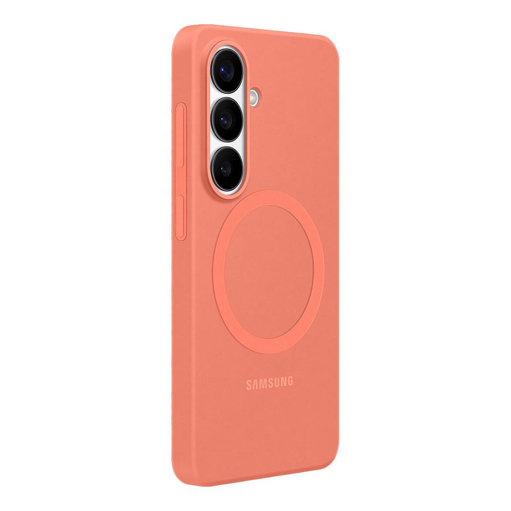 Aksesorë për telefon Samsung Silicone Magnet Case / Galaxy S26 / Silikon / Magnet i Integruar - Portokalli - 2