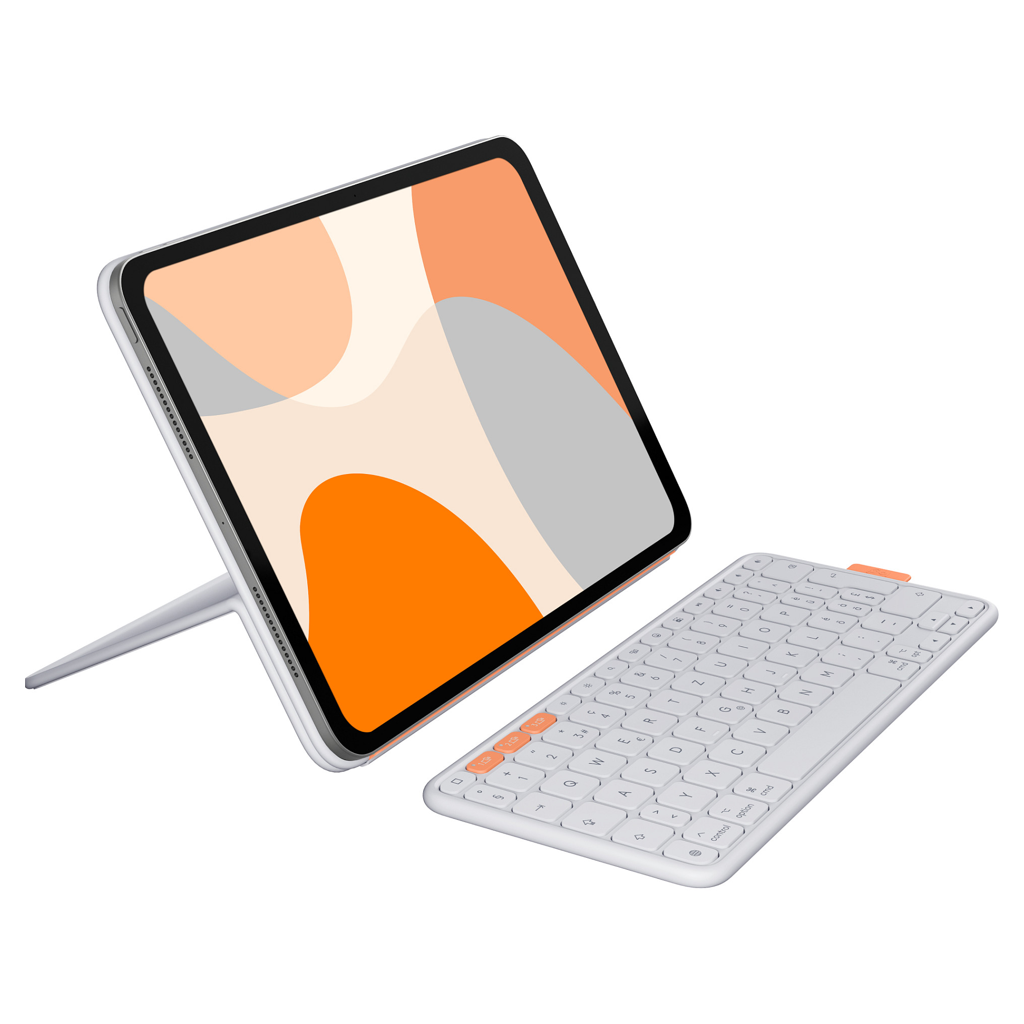 Tastierë Pa kabllo Logitech Flip Folio / QWERTZ / Swiss - Gri e çelët - 2