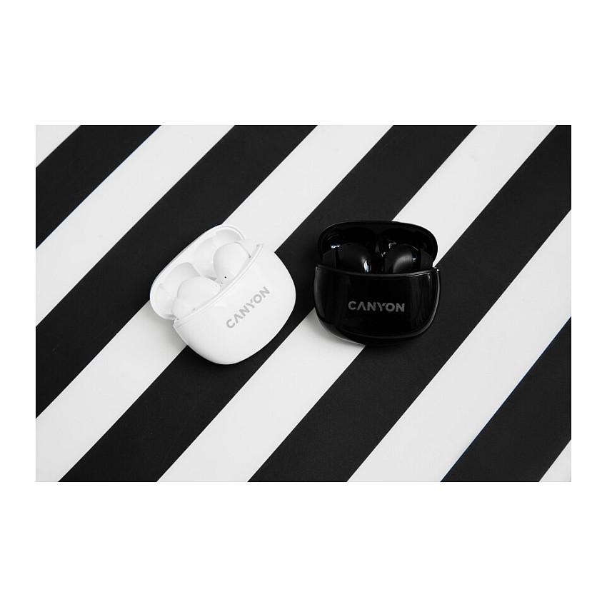 Kufje pa kabllo Canyon TWS-5, CNS-TWS5B, 10mm, Stereo, Bluetooth 5.3, Mikrofon, TWS - Zezë - 6