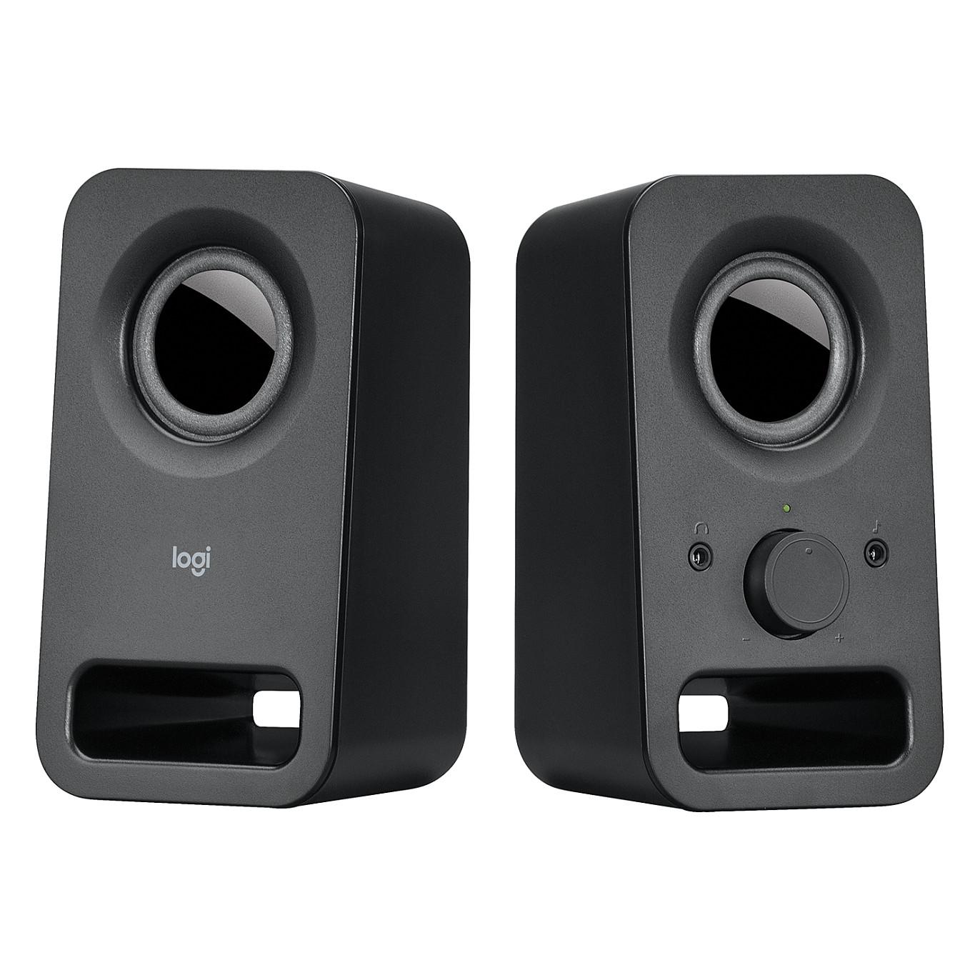 Altoparlantë Logitech Z150, 2.0, 3W RMS, 6W Peak, 3.5mm, Dalje për Kufje - Zezë - 4
