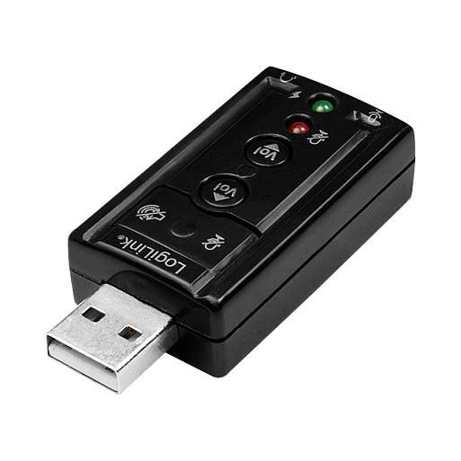 Adapter audio USB 2.0 LogiLink UA0078, USB-A, 2 × 3.5 mm, Virtual 7.1 – Zezë - 2