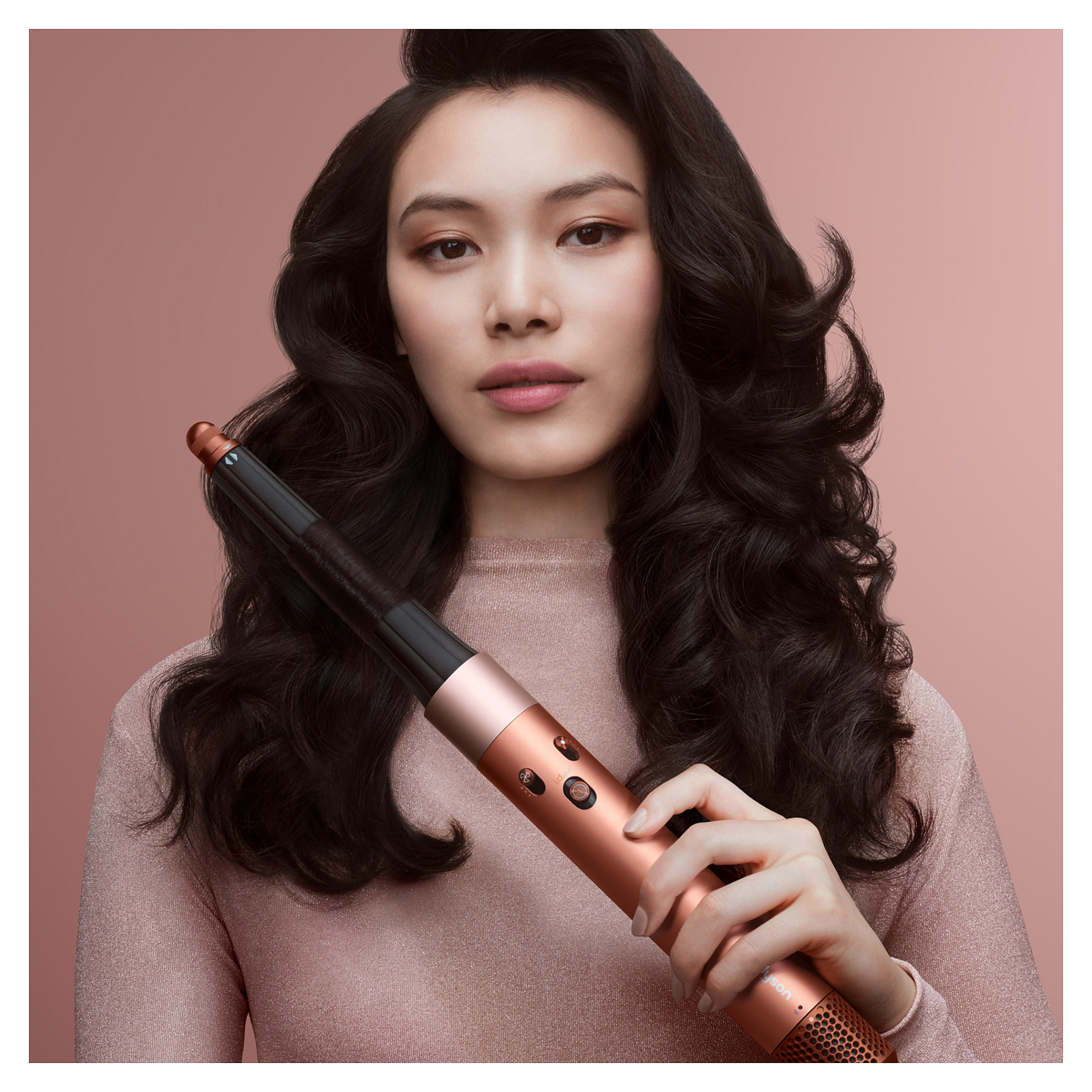 Stilues pĂ«r flokĂ« me ajĂ«r Dyson Airwrap i.d. Straight+Wavy / Coanda / Bluetooth / App / Multistyler â ZezĂ«/Ari/RozĂ« - 3