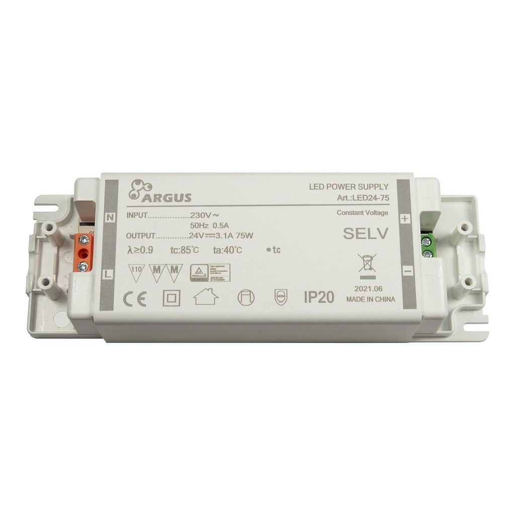 Furnizues energjie Inter-Tech LED24-75, 75W, 24V, 3100mA, IP20 - 3