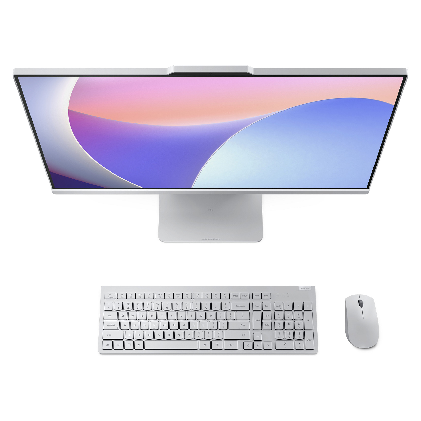 AIO Lenovo IdeaCentre 27ARR9 / Ryzen 7 7735HS / 16GB DDR5 / 512GB / 27" Full HD IPS / AMD Radeon 680M / Wireless Kb+Mouse - Gri - 12