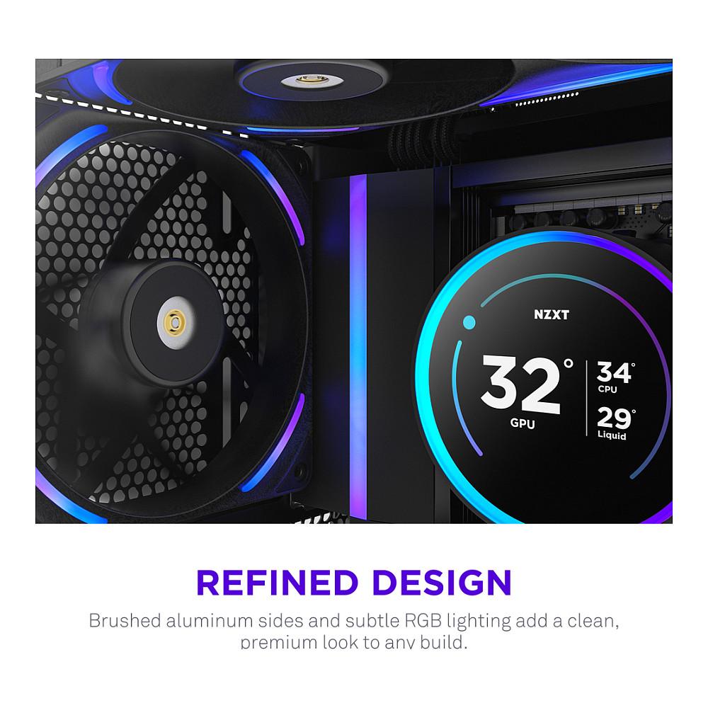 Ftohës për Kasë NZXT F140X, 140mm - Zezë - 10