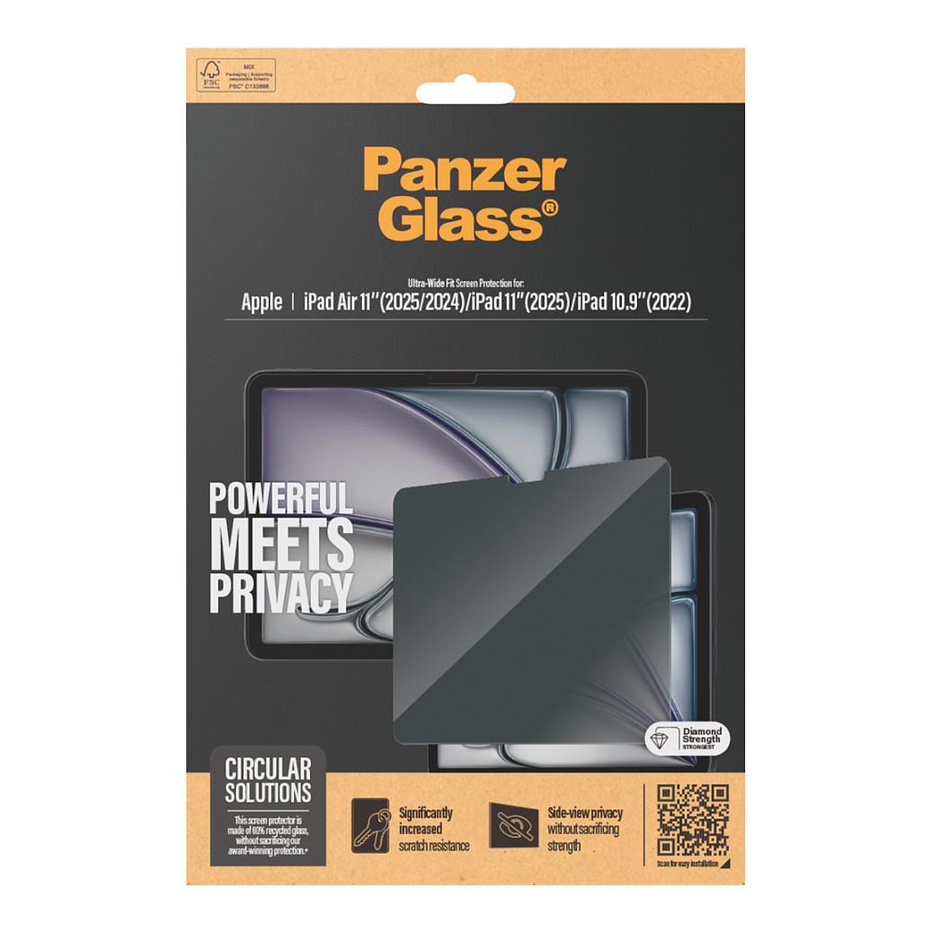 Mbrojtës Ekrani PanzerGlass 2-Way Privacy për iPad Air 11" (2024–2025) / iPad 11" (2025) / iPad 10.9" (2022) / Tempered Glass – Transparente - 3