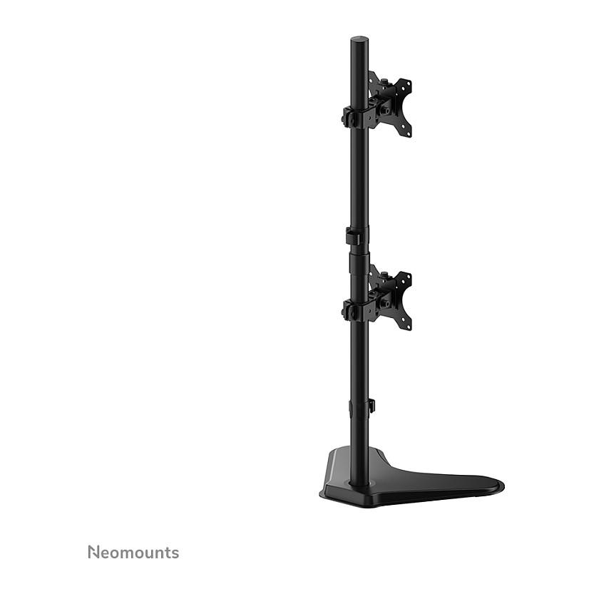 Mbajtëse për Monitor Neomounts FPMA-D550DDVBLACK / 2 Monitorë / 10–32" / deri 6kg për Monitor / VESA 75x75 & 100x100 / Rotacion 360° / Lartësi e Rregullueshme - Zezë - 12