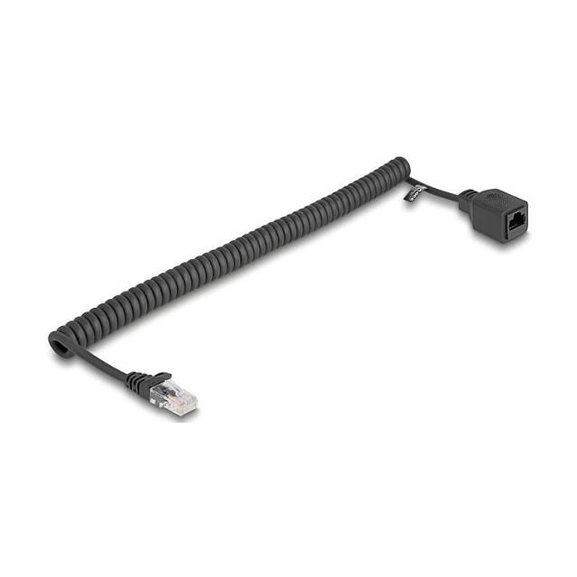 Kabllo për Rrjet DeLOCK 90670 / Cat 5e / UTP / RJ-45 / 1000 Mbit/s / 0.8-2m - Zezë