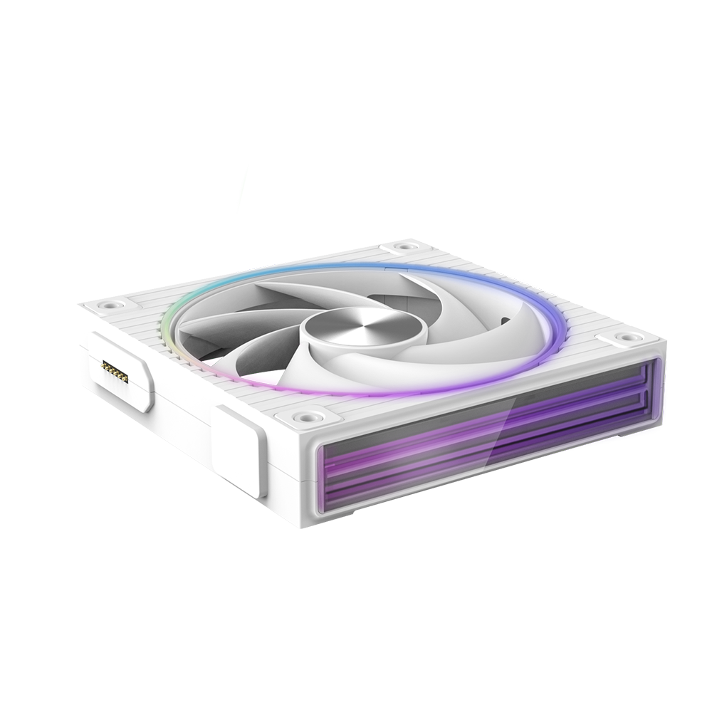 Ftohës për Kasë Zalman ZM-DF120 A3 ARGB / 120mm / 800-2300 RPM / PWM / 3-Pack – Bardhë - 2