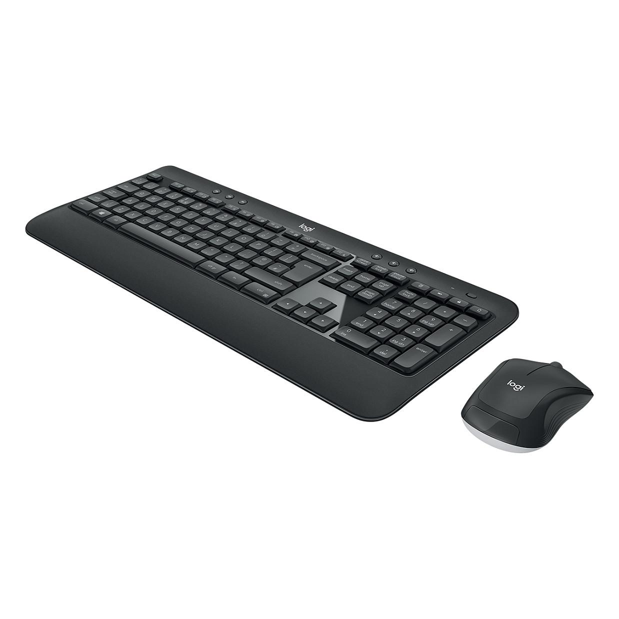 Combo Logitech MK540 Advanced / 2.4 GHz Unifying / Tastierë Full-Size / QWERTY / Pan Nordic / Maus 1000 DPI / 3 Butona - Grafit - 4