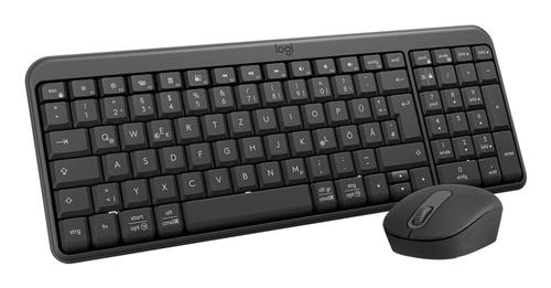 Combo (Tastierë & Maus) Logitech MK250, Wireless Bluetooth, QWERTZ, Full Size, 1000 DPI – Grafit - 3