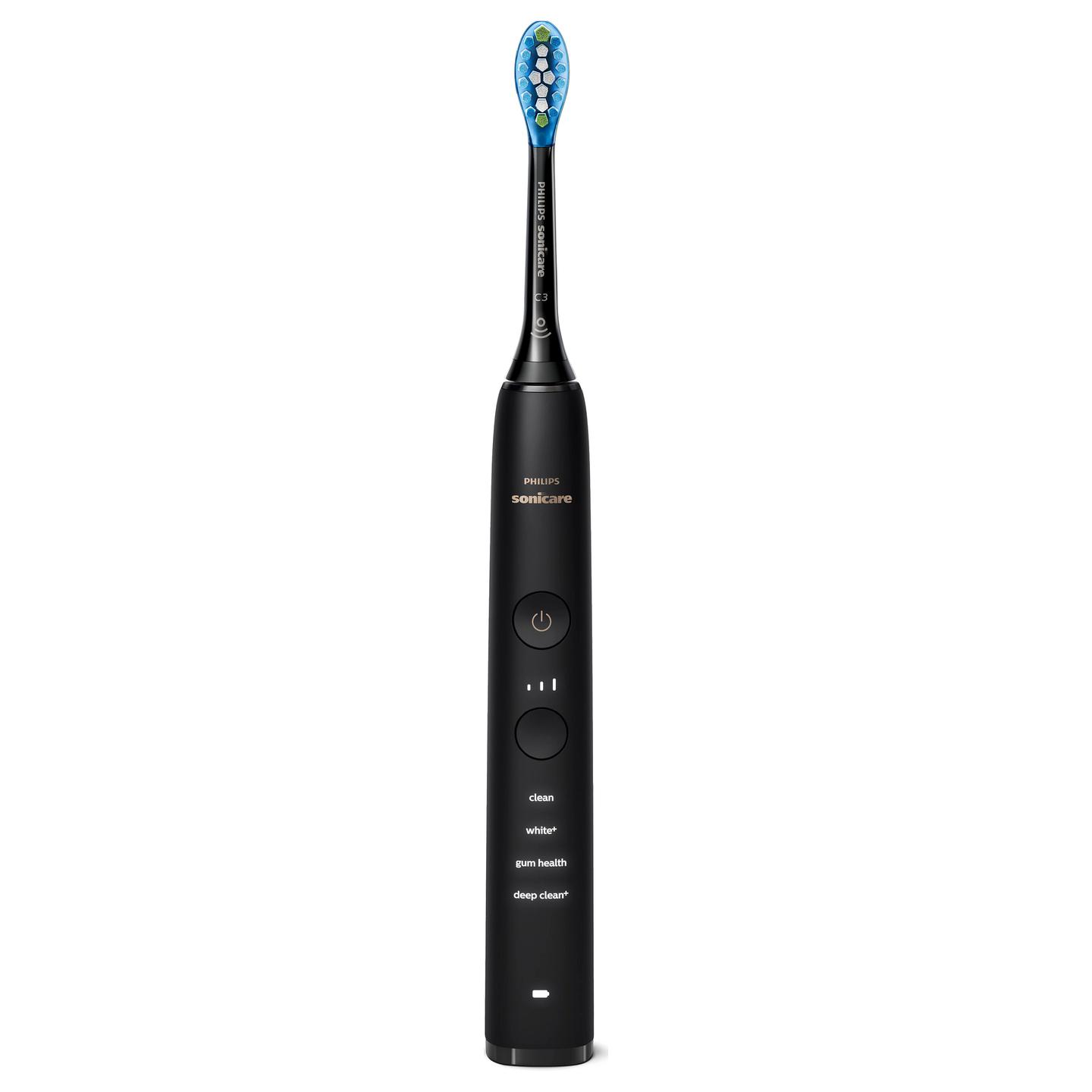 Furçë dhëmbësh elektrike Philips Sonicare DiamondClean 9000 HX9911/09 / Sonic / 62.000 lëvizje/min / 4 Mode / 3 Intensitete / Bluetooth / Pressure Sensor / 14 Ditë – Zezë - 3