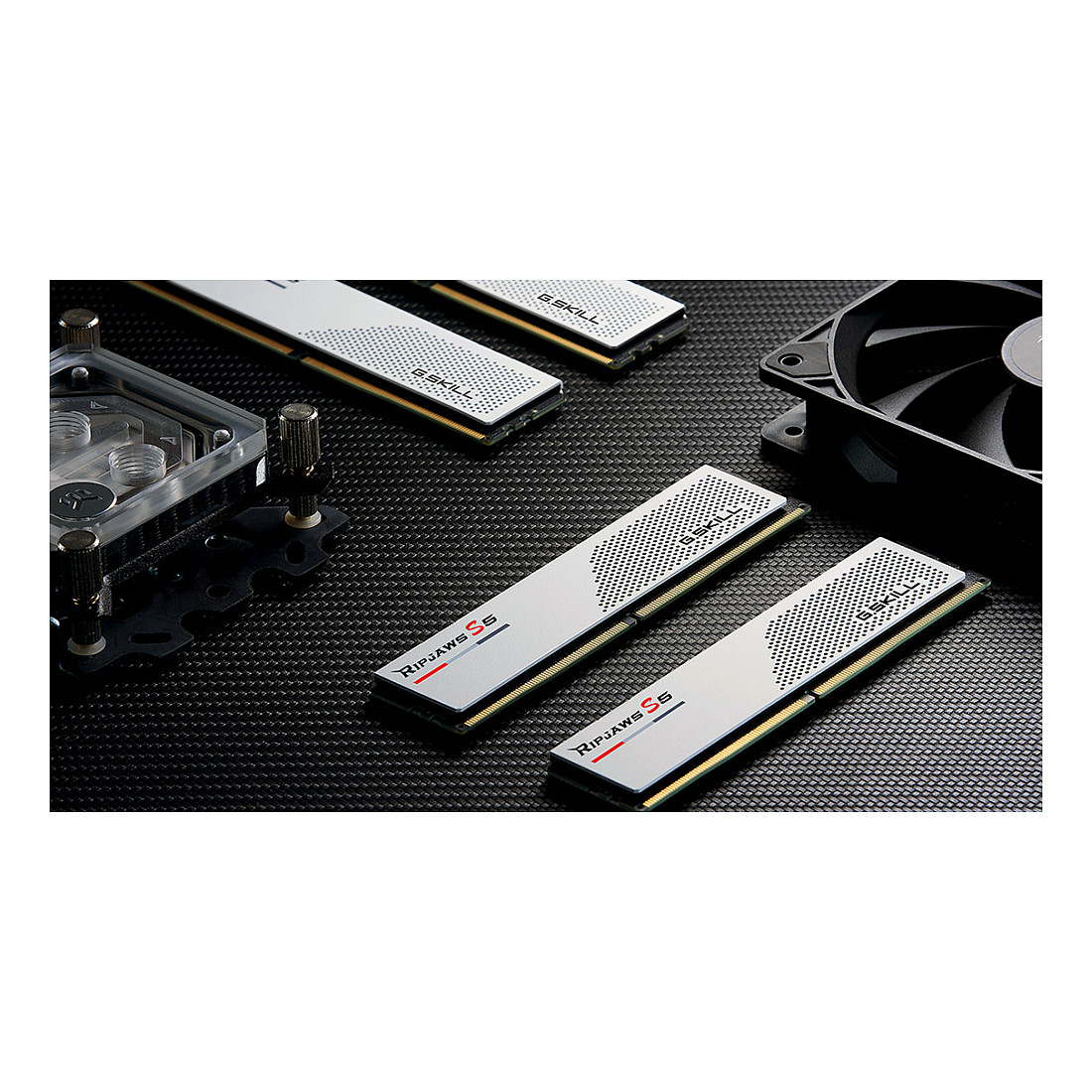 RAM Memorie DDR5 G.Skill Ripjaws S5 / 32GB (2x16GB) / DIMM / 6000MHz / CL40 / 288-pin - Bardhë - 4