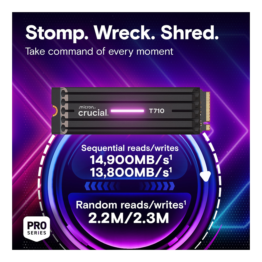 SSD e Brendshme Crucial T710 / 2TB / M.2 NVMe PCIe 5.0 - 2