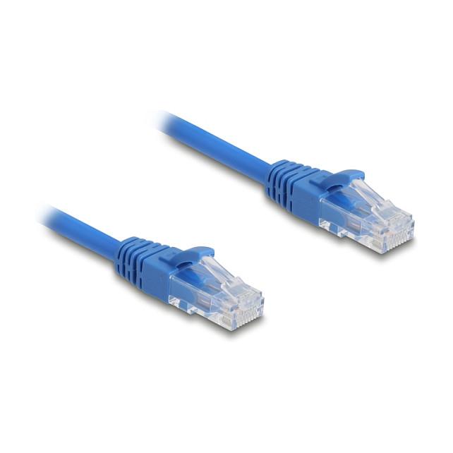 Kabllo për Rrjet DeLOCK 90362, RJ45 në RJ45, Cat.6 UTP, spirale, 0.8–1.8 m - Blu - 2