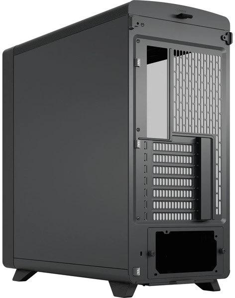 Kasë Fractal Design Summit Blackout, Mid-Tower, ATX, Xham i Temperuar, 3x Momentum 14, USB Type-C 20Gbps - Zezë - 6