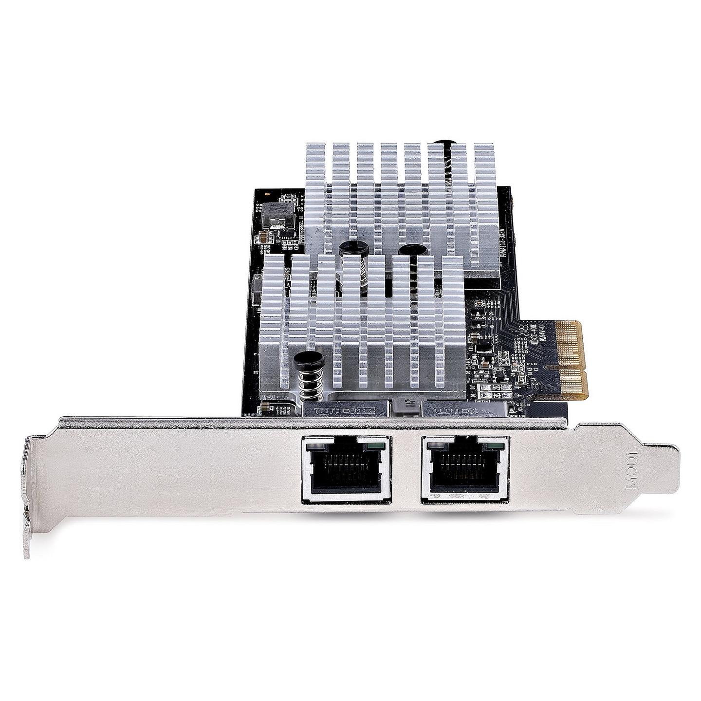 Karta të Rrjetit StarTech.com ST10GSPEXNDP2, PCI Express 3.0 x4, 2x 10 Gigabit LAN RJ45, 10/100/1000/2500/5000/10000Mbps, Marvell AQC113CS, Low Profile + Full Height - 3
