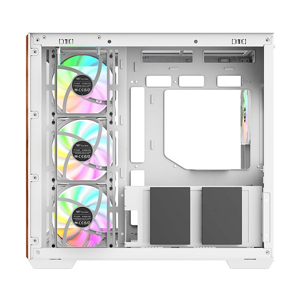 Kasë PC Thermaltake View 380 WS ARGB / Midi Tower / ATX / 4x 120mm ARGB Fan / Tempered Glass - Bardhë - 5