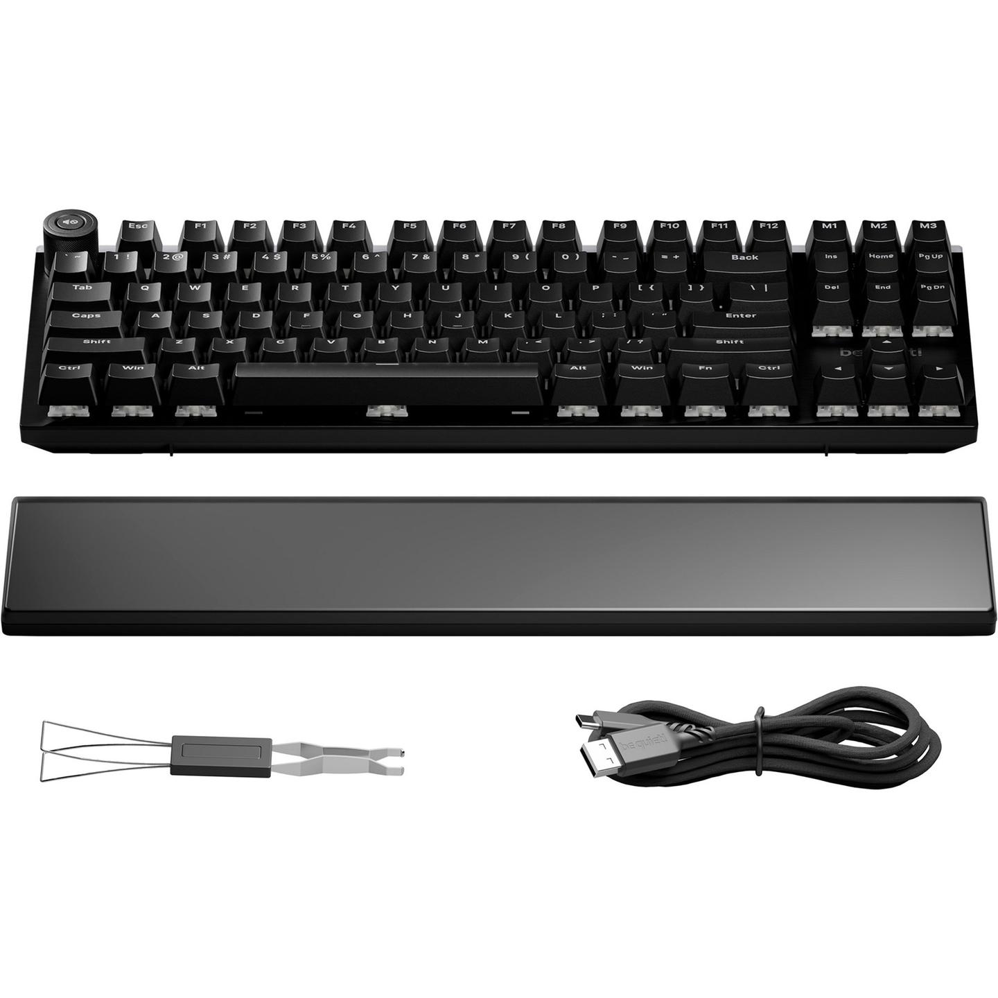 Tastierë Gaming Light Mount TKL / Wired / TKL / Mekanike / Silent V2 Orange / Hot-Swap / ARGB / USB-C - Zezë - 7