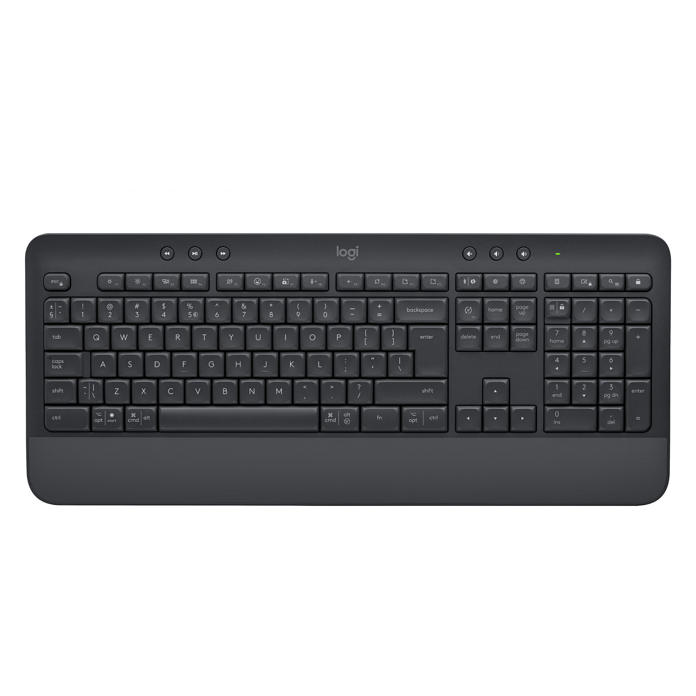 Tastierë Pa kabllo Logitech Signature K650 / 920-010947 / Full-Size / QWERTZ CZ/SK / Bluetooth 5.1 + Logi Bolt / Numpad - Hiri - 7