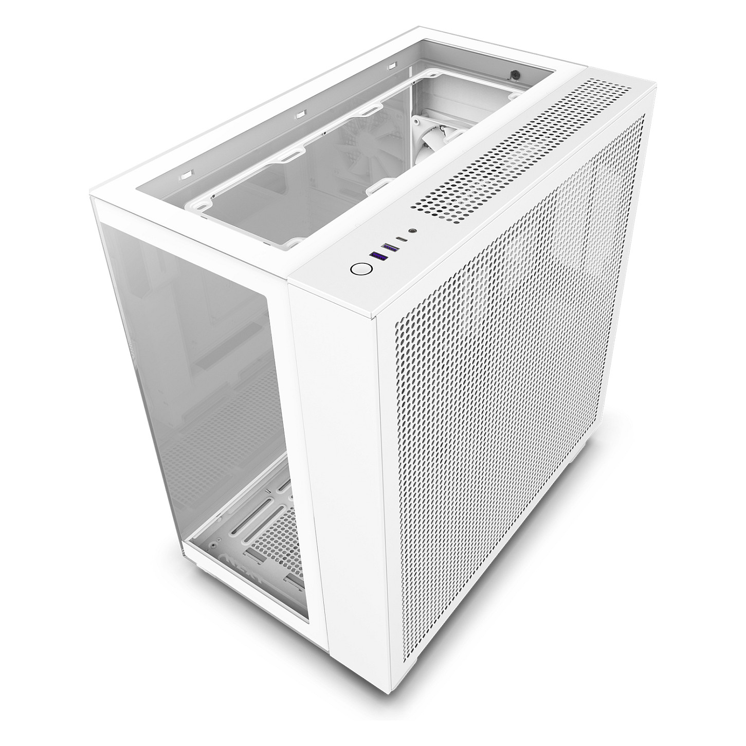 Kasë PC NZXT H9 Elite / Midi Tower / ATX / 3x 120mm RGB + 1x 120mm Fan / Tempered Glass - Bardhë - 5