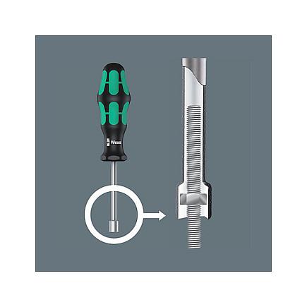Set Veglash Wera Kraftform Kompakt SH 2, 15 Copë, VDE, 10/13mm - Zezë/Kuqe - 6