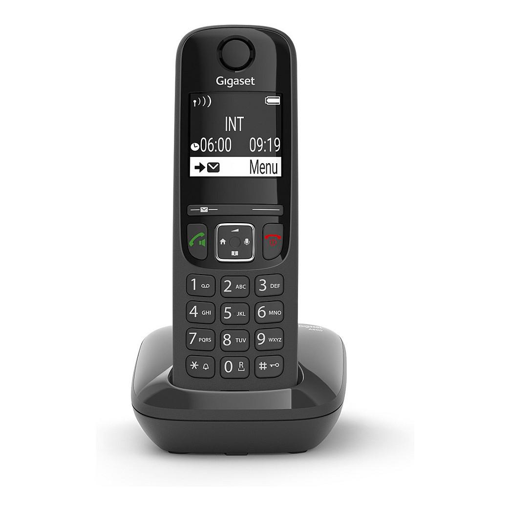 Telefon i Thjeshtë Gigaset AS690, DECT, ekran 2" monokrom - Zezë